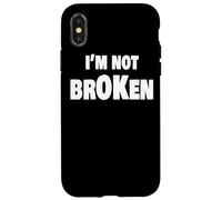 I'm Ok Broken Grief Keepsake Invisible Illness I'm Not Ok Custodia per iPhone X/XS