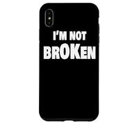 I'm Ok Broken Grief Keepsake Invisible Illness I'm Not Ok Custodia per iPhone XS Max