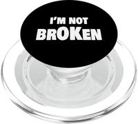 I'm Ok Broken Grief Keepsake Invisible Illness I'm Not Ok PopSockets PopGrip per MagSafe
