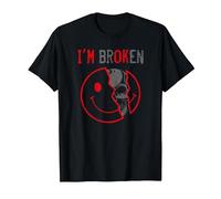 I'm Ok I'm Broken Invisible Illness I Am Ok Broken Maglietta, Uomo, Nero, 5XL