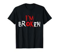 I'm Ok I'm Broken Invisible Mallness Uomini Donne Im Ok Broken Maglietta