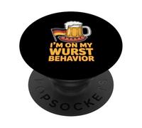 I'm on my wurst behavior PopSockets PopGrip Adesivo