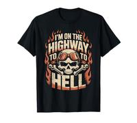 I'm On The Highway To Hell - Motociclista Motociclismo Maglietta