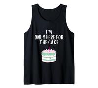 I'm Only Here for The Cake Funny Pink Meme Wedding Cakes Canotta