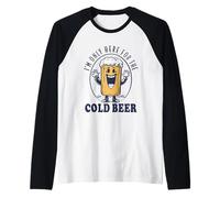 I'm Only Here for The Cold Beer Maglia con Maniche Raglan