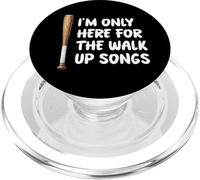I'm Only Here For Walk Up Songs Giocatore di baseball Fan Papà Mamma PopSockets PopGrip per MagSafe