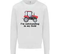 I'M Outstanding Nel Mio Campo Contadino Trattore Uomo Felpa Maglione