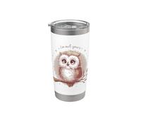 I'm Owl Yours Carino Gioco di parole romantico Bicchiere termico in acciaio inox doppia parete