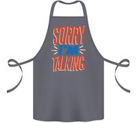 I'M Parlando Divertente Sarcasm Sarcastica Slogan Cotone Grembiule 100% Organic