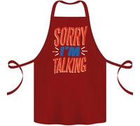 I'M Parlando Divertente Sarcasm Sarcastica Slogan Cotone Grembiule 100% Organic