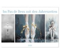 Im Pas de Deux mit der Stille (Wandkalender 2026 DIN A2 quer), CALVENDO Monatskalender: Ballett mit fantasievollen Szenerien