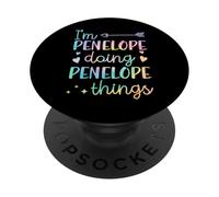 I'm Penelope Doing Penelope Things Nome personalizzato PopSockets PopGrip Adesivo