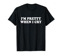 I'm Pretty When I Cry Shirt Y2k Maglietta