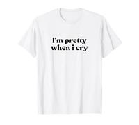 I'm Pretty When I Cry Shirt Y2k Maglietta