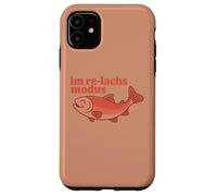 Im Re Lachs Modus Angelspruch Wortspiel Angler Fischer Angel Custodia per iPhone 11