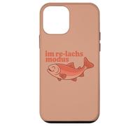 Im Re Lachs Modus Angelspruch Wortspiel Angler Fischer Angel Custodia per iPhone 12 mini