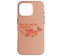 Im Re Lachs Modus Angelspruch Wortspiel Angler Fischer Angel Custodia per iPhone 16 Pro