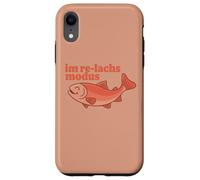Im Re Lachs Modus Angelspruch Wortspiel Angler Fischer Angel Custodia per iPhone XR