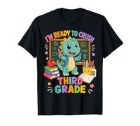 I'm Ready for 3rd Grade T Rex Dinosaur Back To School Maglietta