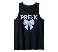 I'm Ready for Pre K Preppy Girly Coquette Bow Girl First Day Canotta