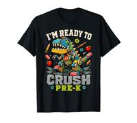 I'm Ready for Pre-K T Rex Dinosaur Back To School Maglietta