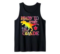 I'm Ready To Crush 1st Grade Dinosaurs Back To School Canotta