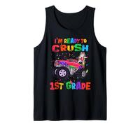 I'm Ready To Crush 1st Grade Unicorn Dabbing Monster Truck Canotta