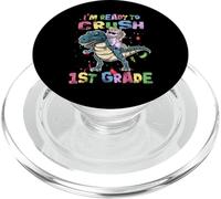 I'm Ready To Crush 1st Grade Unicorn Dinosaur Back to School PopSockets PopGrip per MagSafe