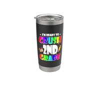 I'm Ready To Crush 2nd Grade Back To School Teacher Student Bicchiere termico in acciaio inox doppia parete