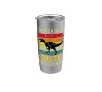 I'm Ready To Crush 2nd Grade T Rex Dinosaur Back To School Bicchiere termico in acciaio inox doppia parete