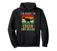 I'm Ready To Crush 2nd Grade T Rex Dinosaur Back To School Felpa con Cappuccio