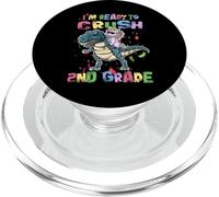 I'm Ready To Crush 2nd Grade Unicorn Dinosaur Back to School PopSockets PopGrip per MagSafe