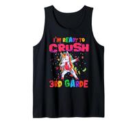 I'm Ready To Crush 3rd Grade Dabbing Unicorn Back to School Canotta