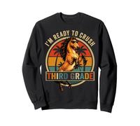 I'm Ready to Crush 3rd Grade Mustang Occhiali da Sole Divertenti retrò Felpa
