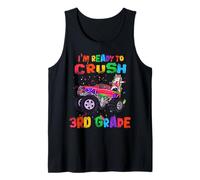 I'm Ready To Crush 3rd Grade Unicorn Dabbing Monster Truck Canotta