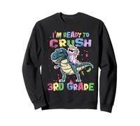 I'm Ready To Crush 3rd Grade Unicorn Dinosaur Back to School Felpa