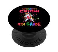 I'm Ready To Crush 4th Grade Unicorn Dabbing Back to School PopSockets PopGrip Adesivo