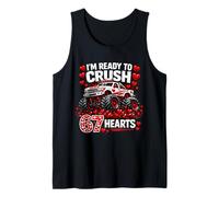 I'm Ready To Crush 67 Hearts Happy Valentine Truck Boys Canotta