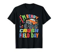 I'm Ready To Crush Field Day Monster Truck Amante Ragazzi Bambini Maglietta