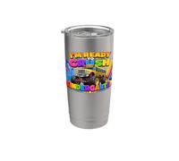 I'm Ready to Crush Kindergarten Back to School Kids Tees Bicchiere termico in acciaio inox doppia parete