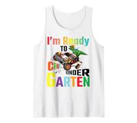 I'm Ready to Crush Kindergarten Boys Back to School Dinosaur Canotta