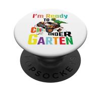 I'm Ready to Crush Kindergarten Boys Back to School Dinosaur PopSockets PopGrip Adesivo