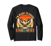 I'm Ready to Crush Kindergarten Eagle Occhiali da Sole retrò Divertenti Maglia a Manica