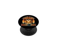 I'm Ready to Crush - Occhiali da sole con tigre di seconda elementare, retro divertente PopSockets PopGrip Adesivo