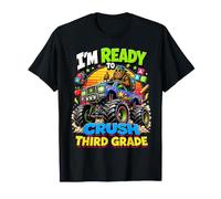 I'm Ready To Crush Third Grade Bigfoot Monster Truck Maglietta