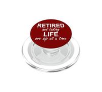 Im Retired and Taking Life One Sip at a Time Retirement Wine PopSockets PopGrip per MagSafe