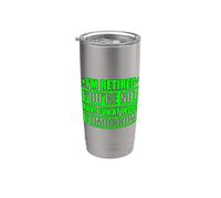 I'm retired you're not have fun at work tomorrow Bicchiere termico in acciaio inox doppia parete
