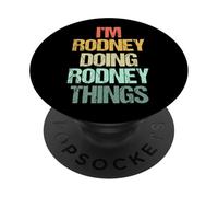 I'm Rodney Doing Rodney Things - Divertente nome Rodney PopSockets PopGrip Adesivo