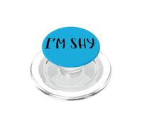 I'm Shy Divertente Idea Bianca Lie Party PopSockets PopGrip per MagSafe
