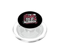I'm Single Ask Me For My Number Incontri civettuoli PopSockets PopGrip per MagSafe